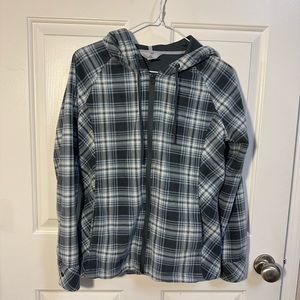 Ascend fleece hooded jacket size small
